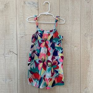 Sz 5t little girls Crazy 8’s colorful romper